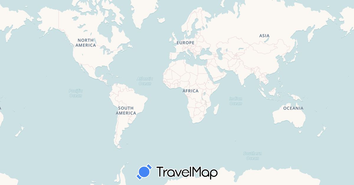 TravelMap itinerary: dans le sillage... in Australia, Brazil, Cook Islands, Colombia, Cape Verde, Ecuador, Spain, France, Grenada, French Guiana, Guadeloupe, Indonesia, Mauritius, New Caledonia, Niue, New Zealand, Panama, French Polynesia, Papua New Guinea, Portugal, Saint Helena, Tonga, Vanuatu, South Africa (Africa, Asia, Europe, North America, Oceania, South America)